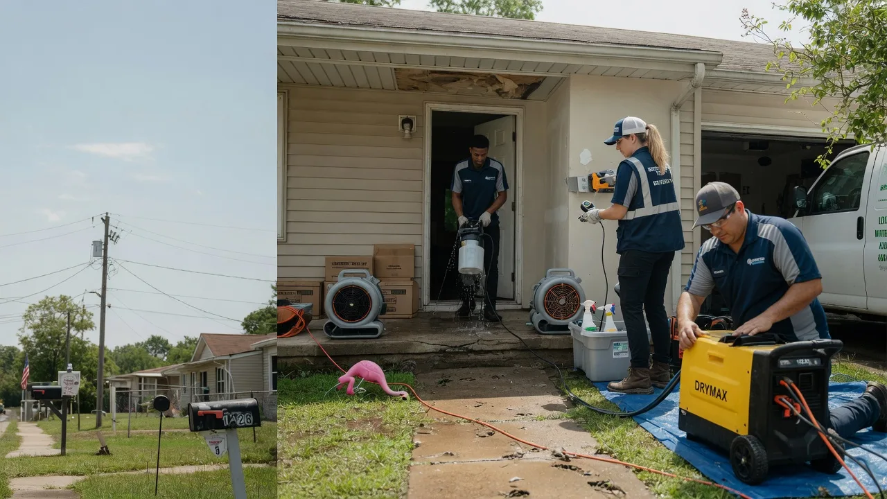 Storm Damage Water Removal in Hartshorne, OK near me